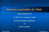 Normes avancées du Web  - GTI780 & MTI780 - ETS - A09