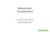 Webschool du Jura - e-commerce