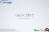 Stefanini Opentalks - inbox zero