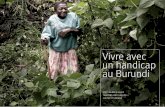 Vivre avec un handicap au Burundi