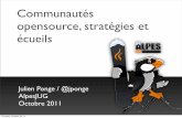 AlpesJUG - Communautés opensource, stratégies et écueils
