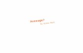 "Average?" by Hart