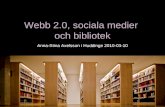Webb 2.0, sociala medier och bibliotek