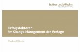 Erfolgsfaktoren im Change-Management der Verlag