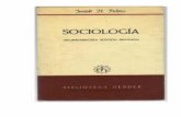 Fisher. Joseph, Sociologia. Edit. Herder, 1974