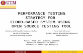 Performance Testing Strategy for Cloud-Based System using Open Source Testing Tool