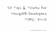 50 tips & tricks for mongo db developers