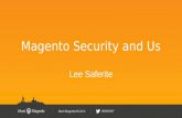 Magento Security and Us