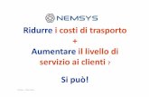 Nemsys- Global Logistics 2012 - Trasporto