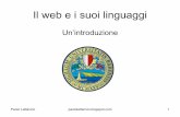 Lezione 1 Uniba i linguaggi del Web, un'introduzione