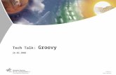 Tech Talk: Groovy