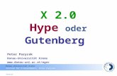 „Hype versus Gutenberg” – Verändert die Generation 2.0 nachhaltig die Verwaltung?