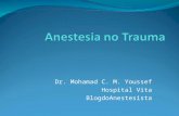 Anestesia no trauma Trauma Anesthesia