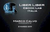 Marco Calvo @ Ebook Lab Italia 2011 - L'avvento degli ebook ed il progetto Manuzio