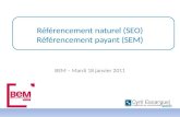 Référencement naturel (SEO), Référencement payant (SEM) à BEM Bordeaux Management School