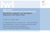 Open Data Vorlesung Termin 3: Rechtliche Aspekte von geistigem Eigentum und Open Data