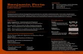 Curiculom Vitae M Forte Benjamin 2013