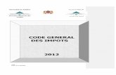 Code general des impots Maroc 2012
