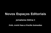 Jornalismo Online II - Aula Novos Espaços