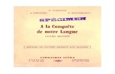Langue Française Dictée CM1 CM2 Certificat d'Etude