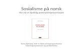 Sosialisme på norsk