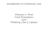 Common Law Legal Methodolgy and Civil Procedure