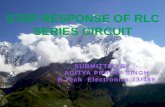Step respponse of rlc circuit by Aditya Pratap Singh Delhi University