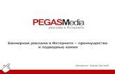 Баннерная реклама в интернете:   преимущества и подводные камни_Дмитрий Шаров(PEGASMedia)