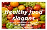Healthy food slogans