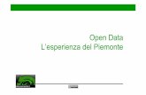 Open Data: l'esperienza del Piemonte