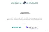 Siemens - conférence villes intelligentes smart cities 11 12 2012