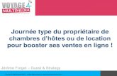 J3  JOURNEE MANAGER CHAMBRES D'HÔTES ET LOCATIONS