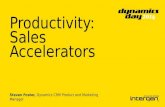 Dynamics Day 2014: Microsoft Dynamics CRM - Productivity Sales Accelerators