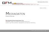 GFM Nachrichten Mediadaten Print  / Online 2012