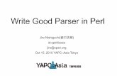 Write good parser in perl