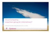 Cloud Computing – erwachsen genug für Unternehmen? by Dr. Michael Pauly