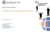 Jens Benders Vortrag auf der Social Media Conference - Social Media im B2B-Bereich