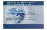 Präsentation Schreibservice für den deutschsprachigen Raum