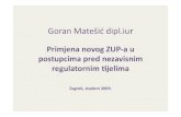 Goran Matešić:  Primjena novog Zakona o općem upravnom postupku u nezavisnim regulacijskim agencijama