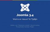 Joomla 3.4 - Wat is er nieuw? & Tijdlijn