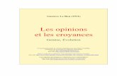 Le Bon Les Opinions