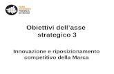 Piano Strategico Provincia di Treviso - Obiettivi asse strategico 3