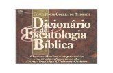 Dicionário de Escatologia Bíblica- Claudionor Correia de Andrade