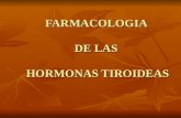Farmacología de las Hormonas Tiroideas