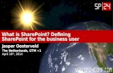 SP24 - What is SharePoint? Defining SharePoint for Business Users