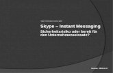 Skype – Instant Messaging