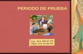 Derecho Individual Del Trabajo-periodo de Prueba.