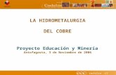 Hidrometalurgia Del Cobre - COCHILCO
