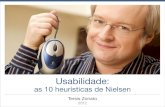 Usabilidade: as 10 heurísticas de Nielsen