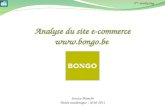 Analyse du site e commerce bongo